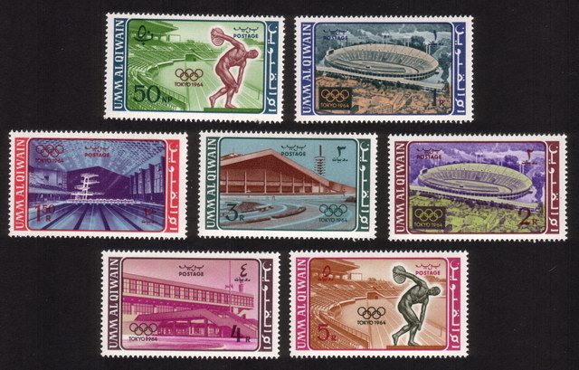 18th Olympic Games (Tokyo Japan 1964) - Complete  Set of 7 Different