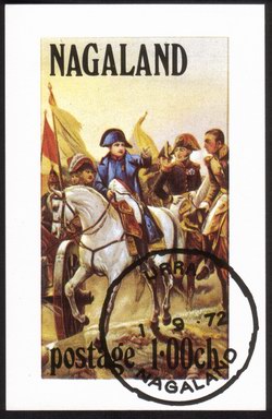Military Troops on Horseback - Mini Souvenir Sheet