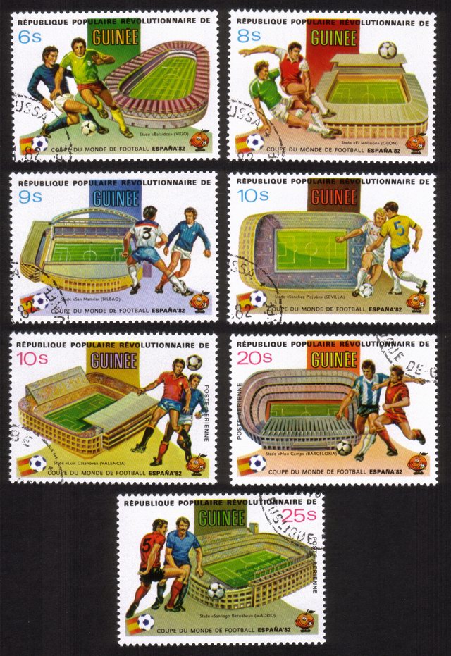 Soccer: Various Players, 1982 World Cup, Etc. - Complete Set of 7 Different