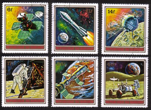 Conquest of Space: Vostok, Luna 1, Apollo 11 Astronaut, Etc. - Complete Set of 6 Different