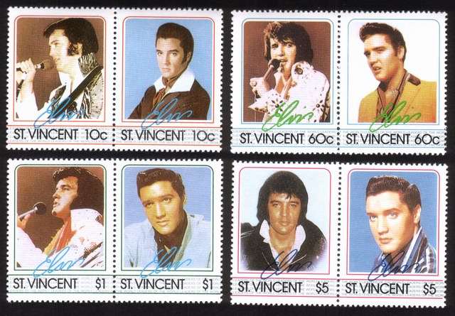 Elvis Presley Portraits: In Concert, Leather Jack Lets and Right Side - Complete Set of 8 Different