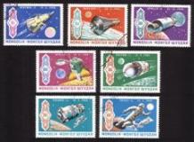 Space Achievements of USA & USSR: Apollo, Sputnik, Etc. - Complete Set of 7 Different
