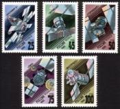 Communication Satellites: Molniya-3, Ekran-M, Gorizont, Etc. Complete Set of 5 Different