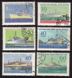 Russian Fleet: M.S. Rossija At Odessa, Steamer, Etc. - Complete Set of 6 Different