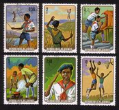 National Pioneer Movement: Rope Bridge, Cooking In Camp, Etc. - Complete Set of 6 Different