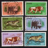 Animals: Hippopotamus, Lions, Leopards, Etc. - Complete Set of 6 Different