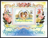 Prince Charles and Lady Diana - Airmail Souvenir Sheet